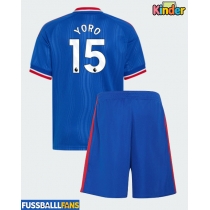 Manchester United Leny Yoro #15 Auswärts Trikotsatz Kinder 2026-27 Kurzarm (+ Kurze Hosen)